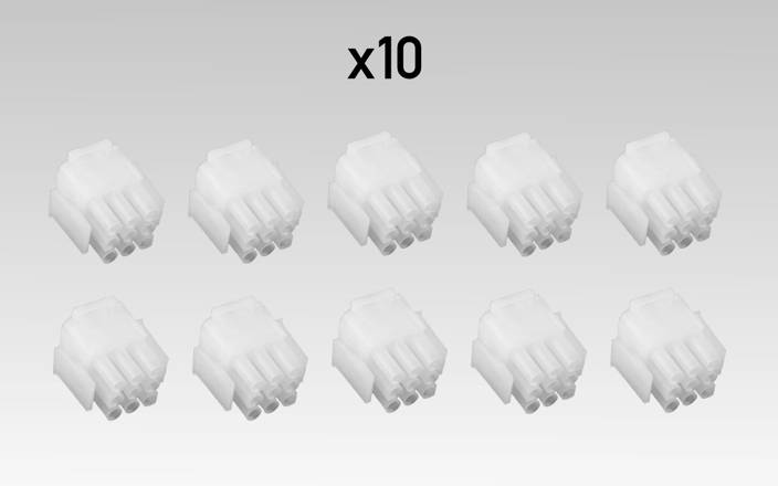 10 Pack of 9 Way Mate 'n' Lock Plugs