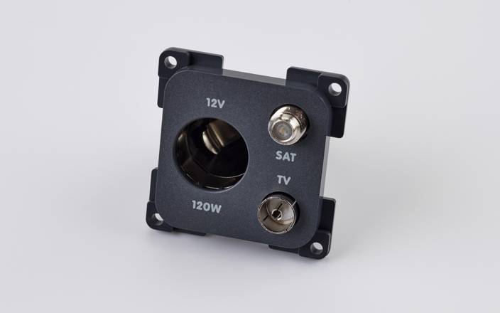CBE 12V Auto/Coax and Sat Socket