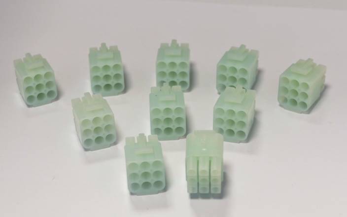 10 Pack of 9 Way JST Plugs