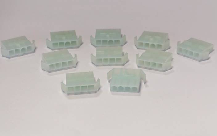 10 Pack of 4 Way JST Plugs (1x4)