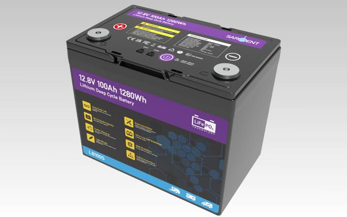 100Ah Deep Cycle Lithium Battery with CAN Bus